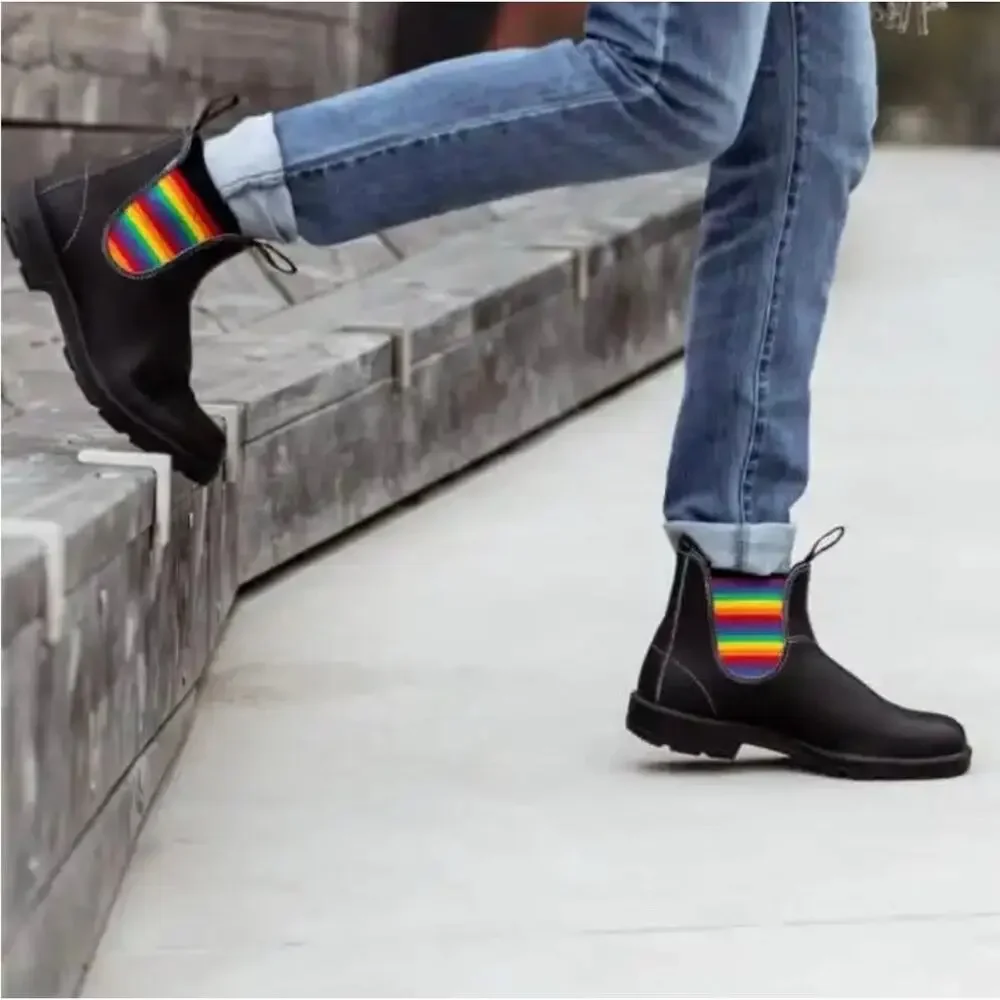 Blundstone 2105 Women Black  Rainbow Chelsea boot NWOT Sz.4/7US Comfort Gorpcore
